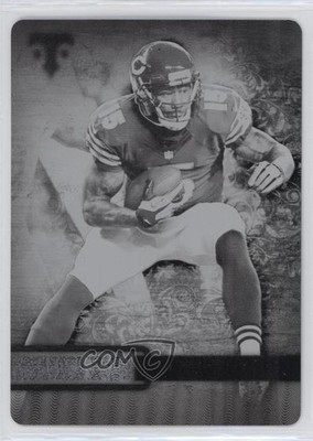 2014 Topps Triple Threads Printing Plate Black 1/1 Brandon Marshall #10 11z5