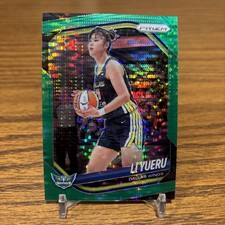 2025 Panini WNBA Prizm Green Pulsar Prizm #28 Li Yueru /25