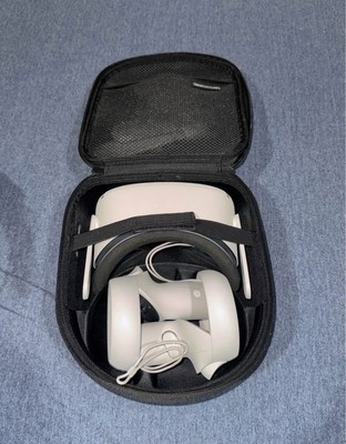 Meta Quest 2 Virtual Reality Gaming Headset with Controllers and Battery Pack
