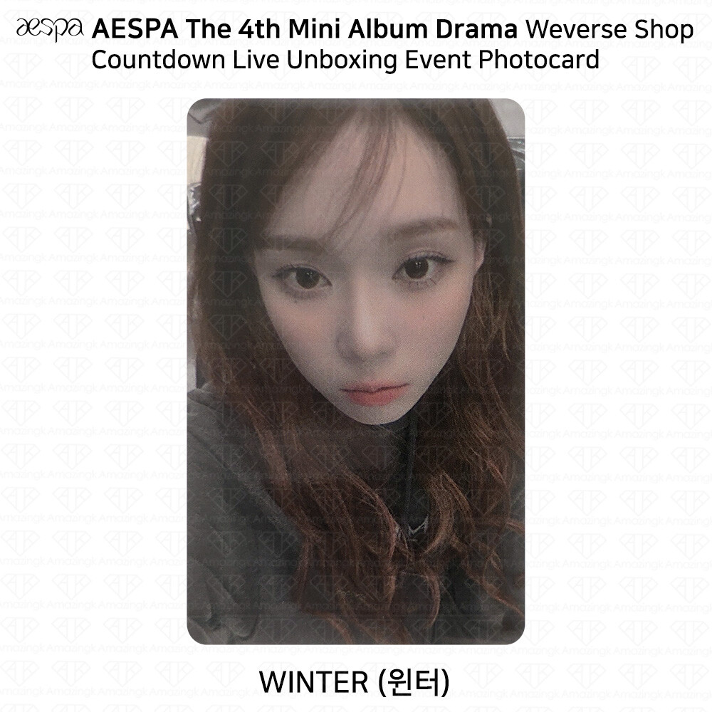 Aespa 4th Mini Album Drama Weverse Shop Countdown Live Unboxing