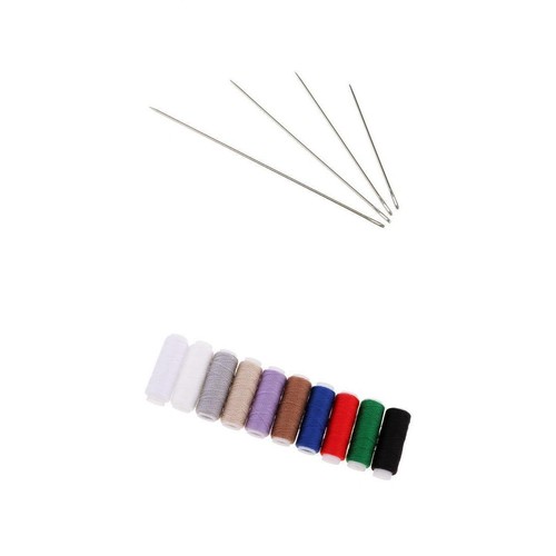 14 Long Hand Needles&Sewing Polyester Thread for Jeans Quilt - Picture 3 of 7