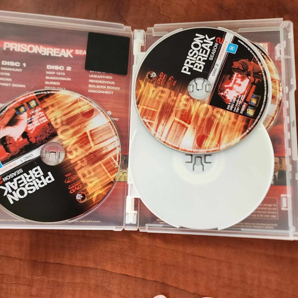 Prison Break Season 1 4 PAL DVD 23 Disc R4 TV Series VGC Wentworth