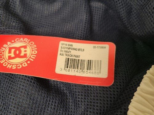 DC Shoes Rai Track Pants Navy Blue Youth Kids Boys M Athletic Sport Wear USA - Picture 20 of 21