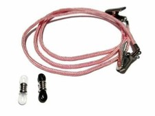 Light Pink Paracord Eyeglass Holder PICK SIZE  GRIPS, Glasses Cord Lanyard 363