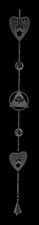 Metall Windspiel - Witchboard Planchette - Alchemy England Gothic Magie Winddeko