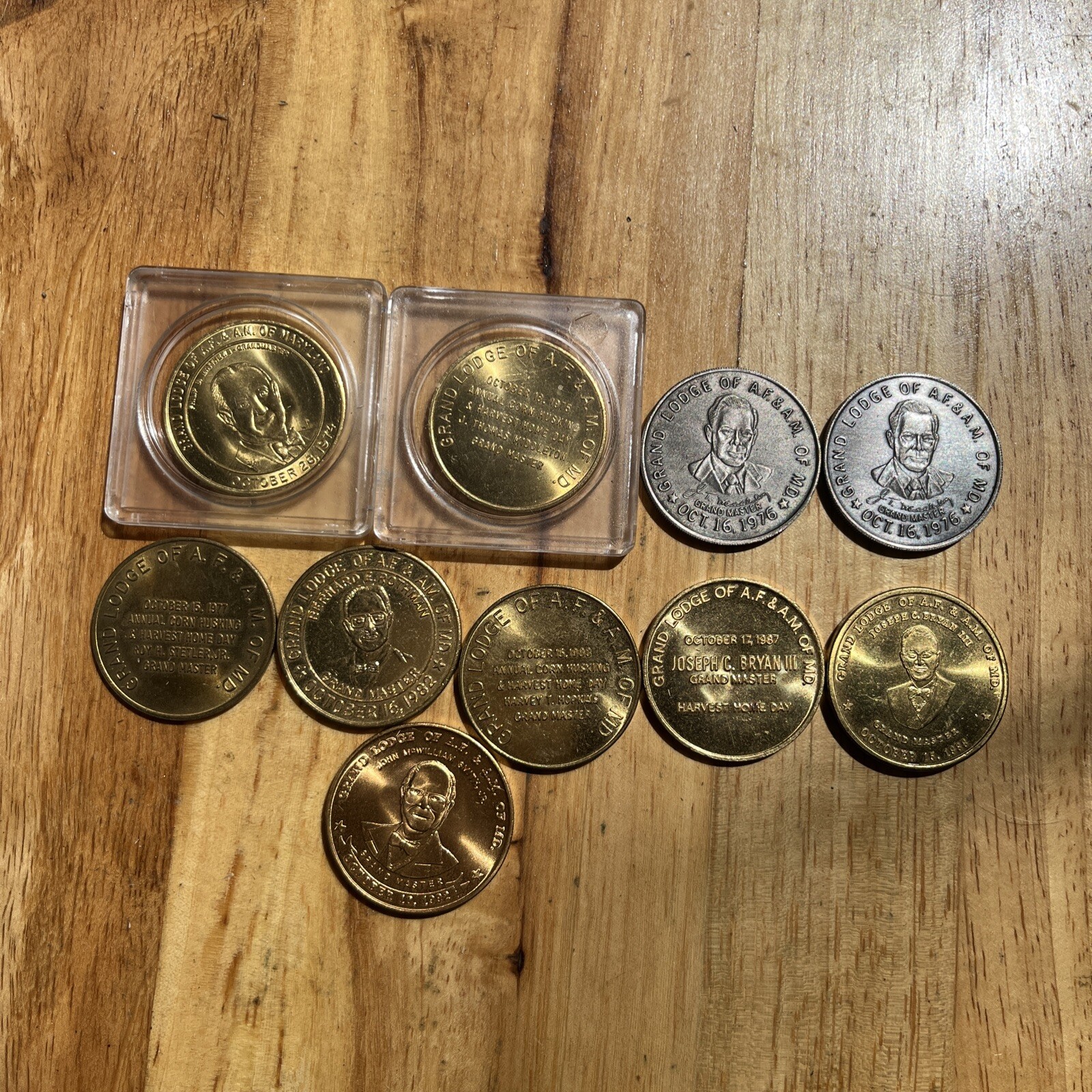 10 af&m , mason tokens lot eBay