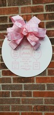 Birth Announcement Door Hanger