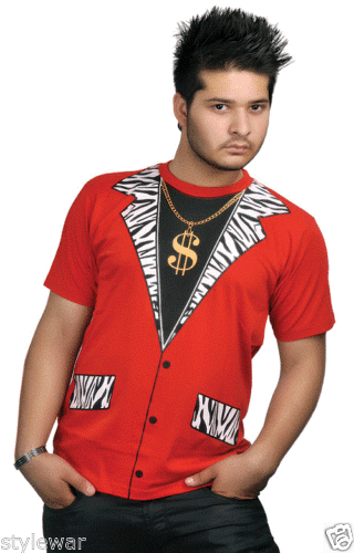 Bedrucktes T-Shirt Herren Kostüm Hirsch Do Party Freizeit T-Shirts Cowboy - Bild 10 von 19
