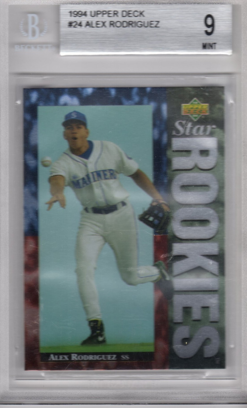 1994 Upper Deck #24 Alex Rodriguez RC BGS 9