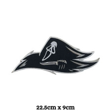 Flying Skeleton Ghost Biker Large Back Jacket Iron Sew on Embroidered Patch