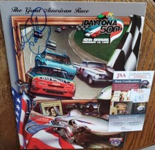 NICE Autographed Dale Earnhardt Sr 40th 1998 Daytona 500 Program JSA COA RARE
