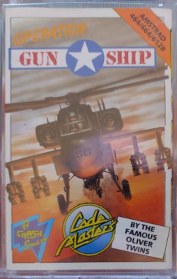 Operation Gunship (Codemasters 1987) Amstrad CPC (Tape, Box, Manual) working