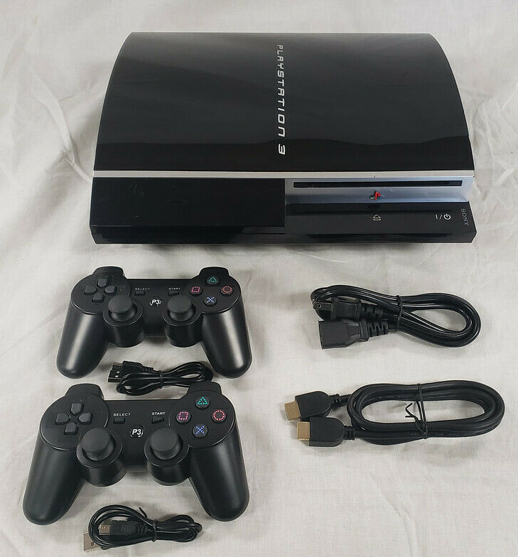 Sony Playstation 3 Console FAT Original Controller PS3