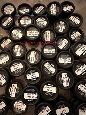 Lush cosmetics Cup o' coffee~Beauty Sleep~Rehab~Happy Skin~ Peace~Roots~samples.
