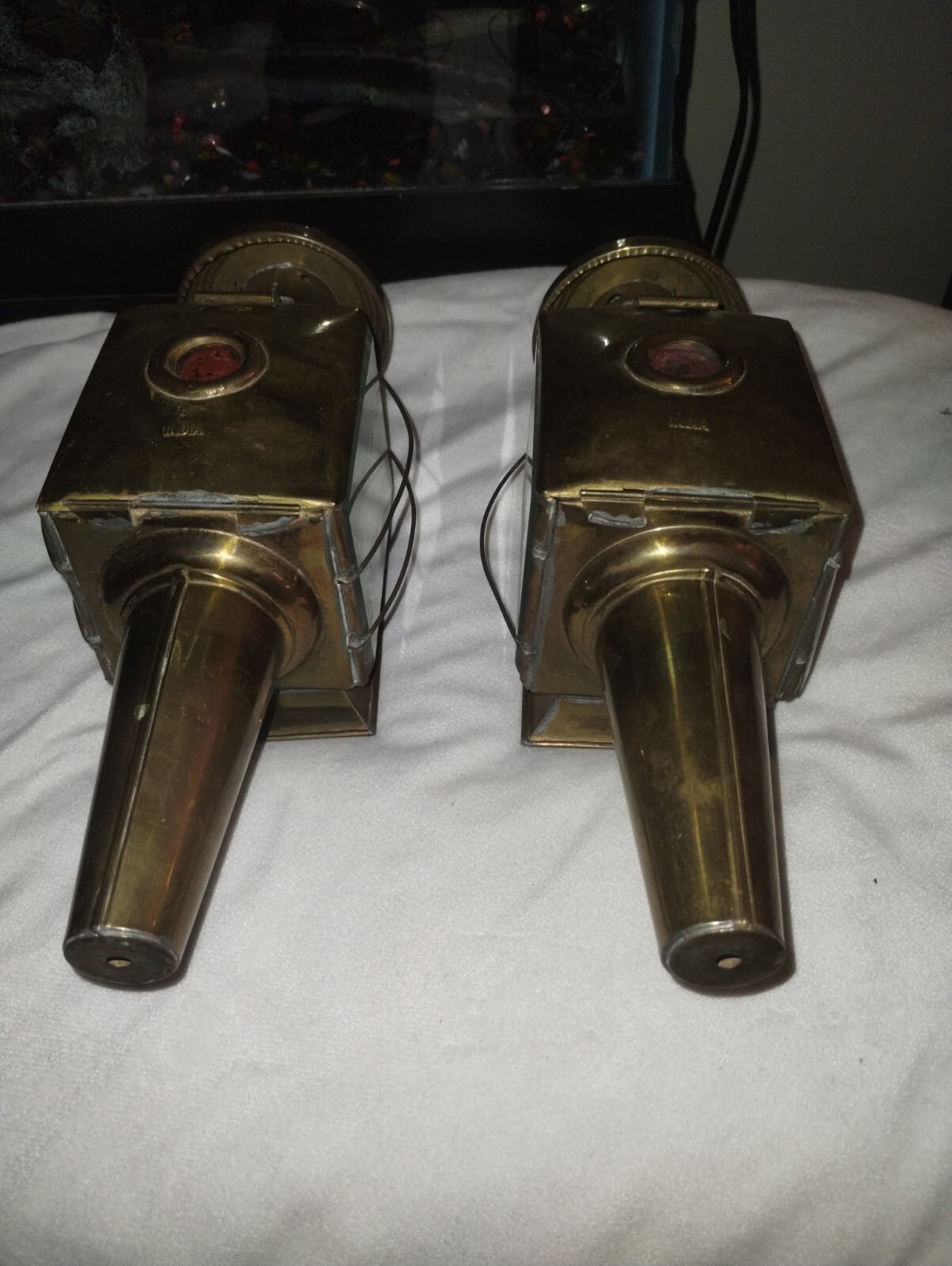 Brass Antique Carriage Lamps eBay