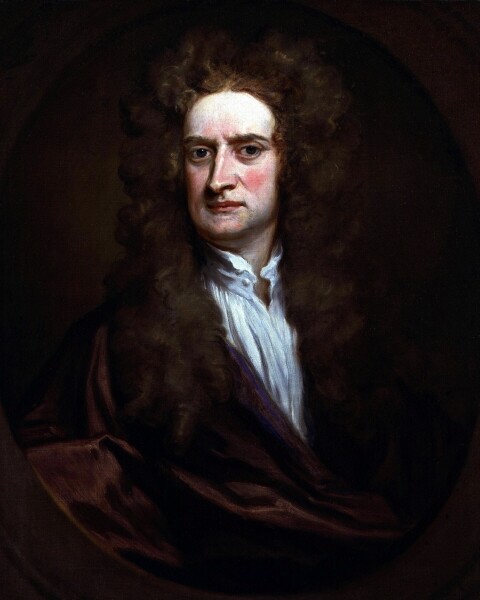 New Photo: Portrait of Renown English Scientist Sir Isaac Newton