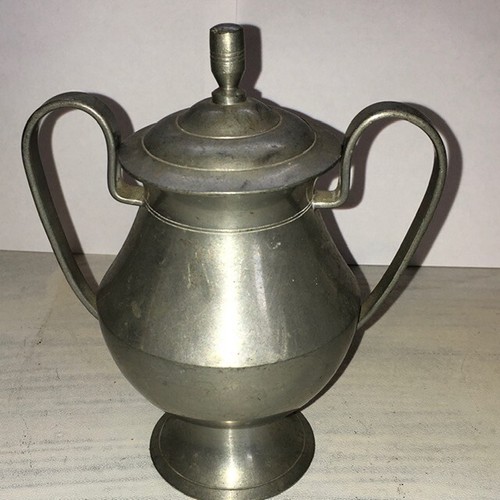 3PCS Vintage banka tinwerk toko brastagi palembang Tea Pot,Sugar,Milk,Indonesia - Picture 3 of 11