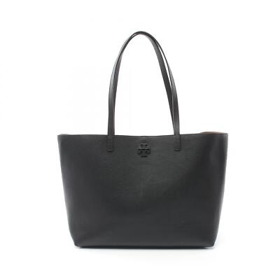 Tory Burch MCGRAW Tote Shoulder Bag 152221001 leather Black
