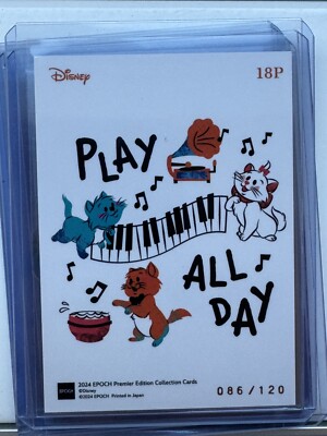 Epoch 2024 Disney (5 Card Lot) Mickey, Minnie, Chip N Dale