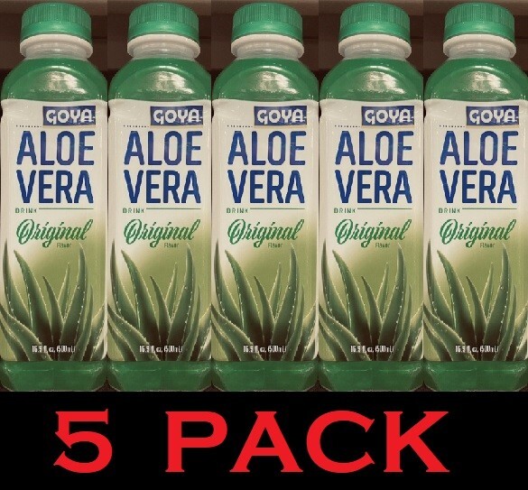 5x GOYA Aloe Vera ORIGINAL Flavored Drink 16.9 oz bottle - 5 PACK | eBay