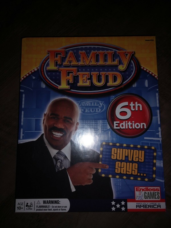 BRAND NEW! FAMILY FEUD, 6TH EDITION BOARD GAME!