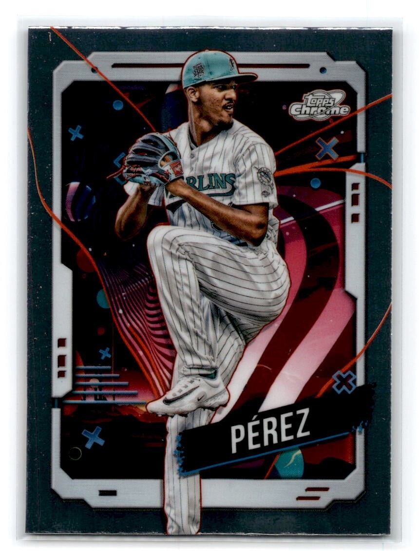 2024 Topps Chrome Cosmic Eury Perez #149 Marlins
