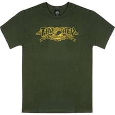 Thrasher Anti-Hero Mag Banner Short Sleeve S-Forest Green