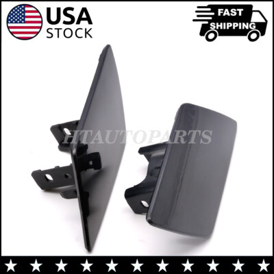 2X L+R Front Bumper Headlight Washer Cover Cap For Audi Q5 2018 2019 2020 New