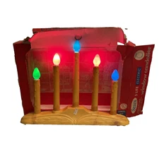 Vintage 1950s Sears 5 Light Electric Window Candolier Candelabra 71-91663 #2