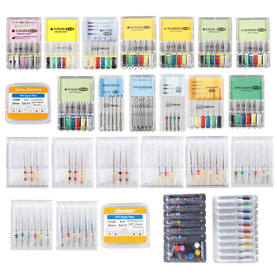 Endo Rotary Files NiTi/Edelstahl U-Files Maschine/Hand K/H-Files Dental