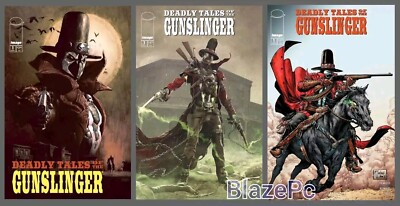 Deadly Tales of the Gunslinger Spawn #1 A B C Variant Set Option Presale 12/18