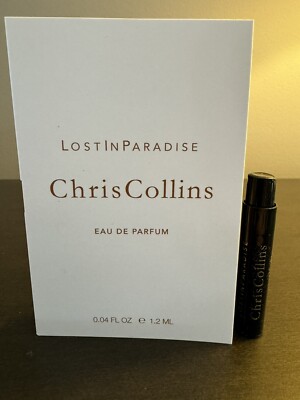 Chris Collins Lost In Paradise Eau de Parfum 1.2 ml .04 fl oz Sample Size NIB