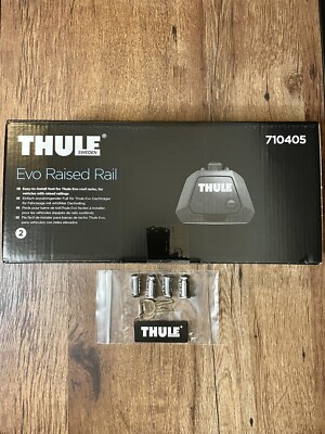 THULE Evo l 7104フット Thule Evo Raised Rail Foot Pack 710405 + Thule Lock/Key Set