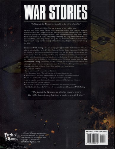 Firelock Games: War Stories: Rendezvous With Destiny Campaign Book (HC) - Picture 2 of 2