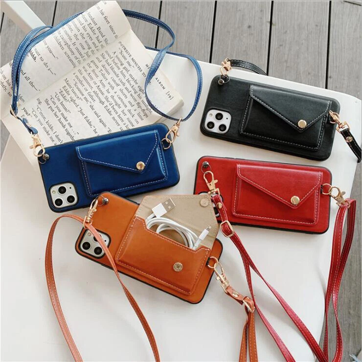 Iphone purse with shoulder strap top