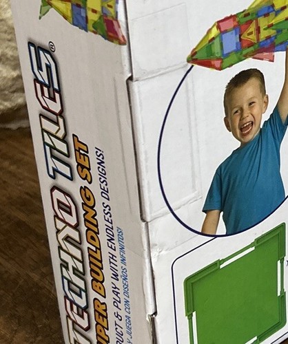 Techno Fliesen Super Bauset 3D Bau 400+ Bausteine Alter 3-6 Jahre NEU - Bild 7 von 7