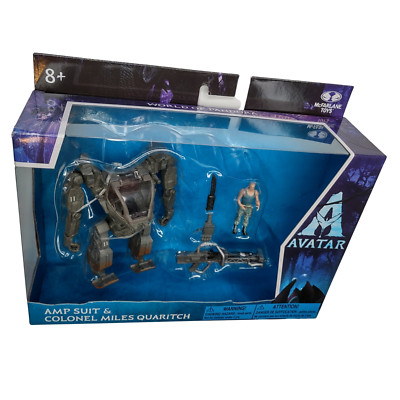 Avatar Amp Suit and Colonel Miles Quaritch New World of Pandora McFarlane Toys