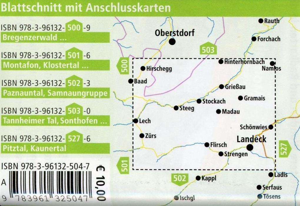 Thumbnail - Lechtaler Alpen, Hornbachkette, Arlberg, Stanzer Tal Wander- Und