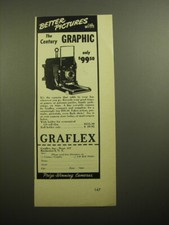 1950 Graflex Century Graphic Camera Ad - Better Pictures with the Century