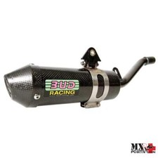 SILENZIATORE CROSS  KAWASAKI KX 125 2003-2008 BUD RACING TU125CR98 CARBONIO