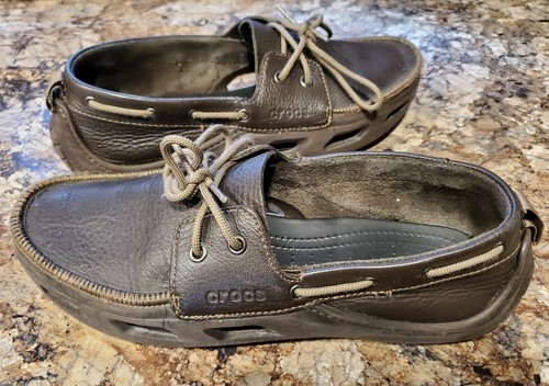 Crocs Cove Sport Brown Espresso Leather 