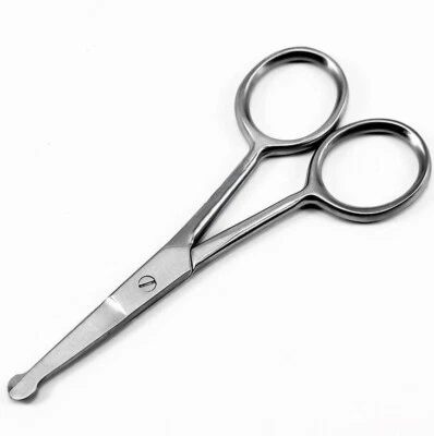 10cm hair scissors beard scissors micro serrated hair cutting scissors hairdresser 4'' NATRA
