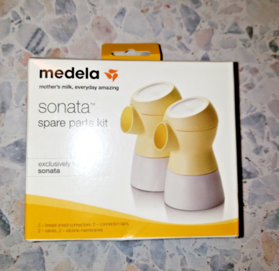 Medela Sonata Spare Parts Kit #68054 New Sealed for Double Breastpump Connectors