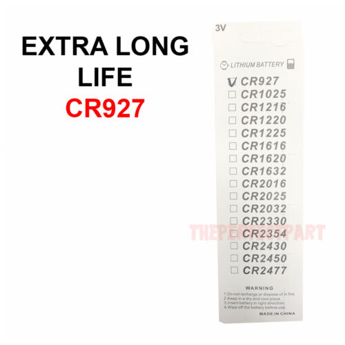 5 PCS CR927 DL927 BR927 LM927 KCR927 927 Lithium Battery 3V Button Cell Watch US - Picture 12 of 12