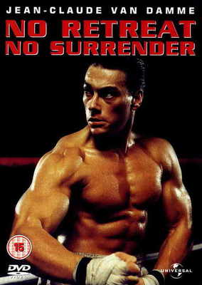 NO RETREAT NO SURRENDER Movie POSTER 27x40 UK Kurt McKinney J.W. Fails