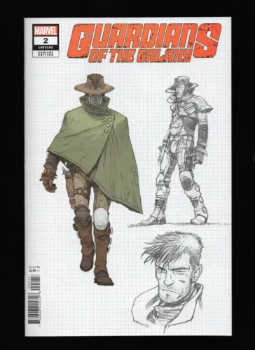 Guardians of The Galaxy #2 1:10 Design Variant NM (2023) Marvel Comics