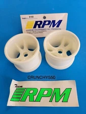 RPM 8182 "CLAWZ" White 2.2 Truck Wheels for Traxxas Front Nitro Vintage RC