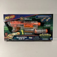 NERF N-Strike Modulus Ghost Ops Shadow ISC-6 Dart Gun Illuminated Barrel Hasbro