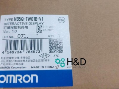 NB5Q-TW01B-V1   Omron Touch screen HMI  New and Sealed