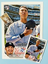 2023 Topps Update Anthony Volpe Rookie OVERSIZED Super Box + Pin + Base #US77